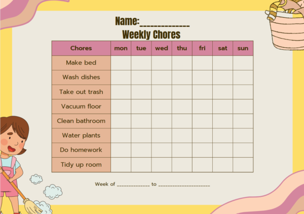 Chores Chart Tracker