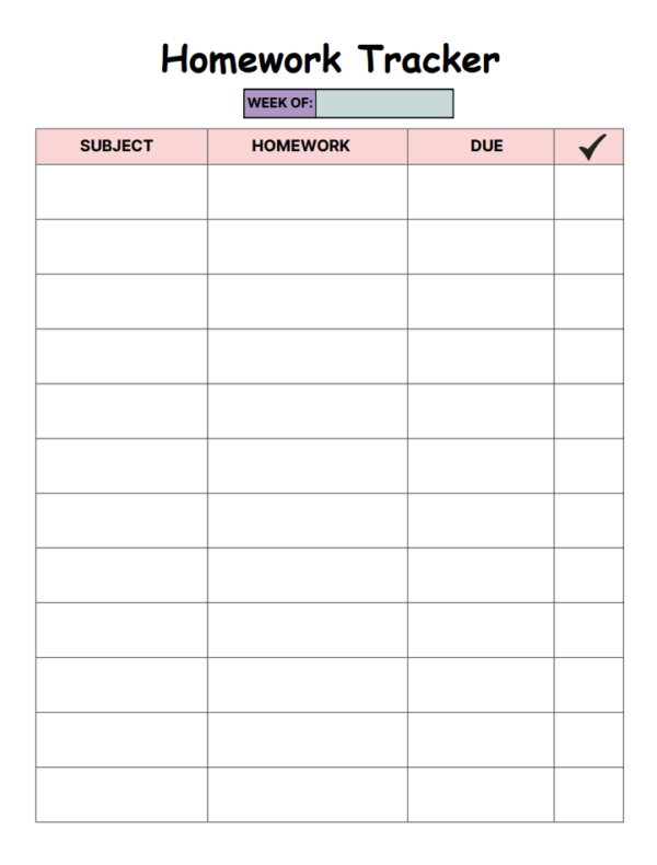 School Planner For Kids - Image 5