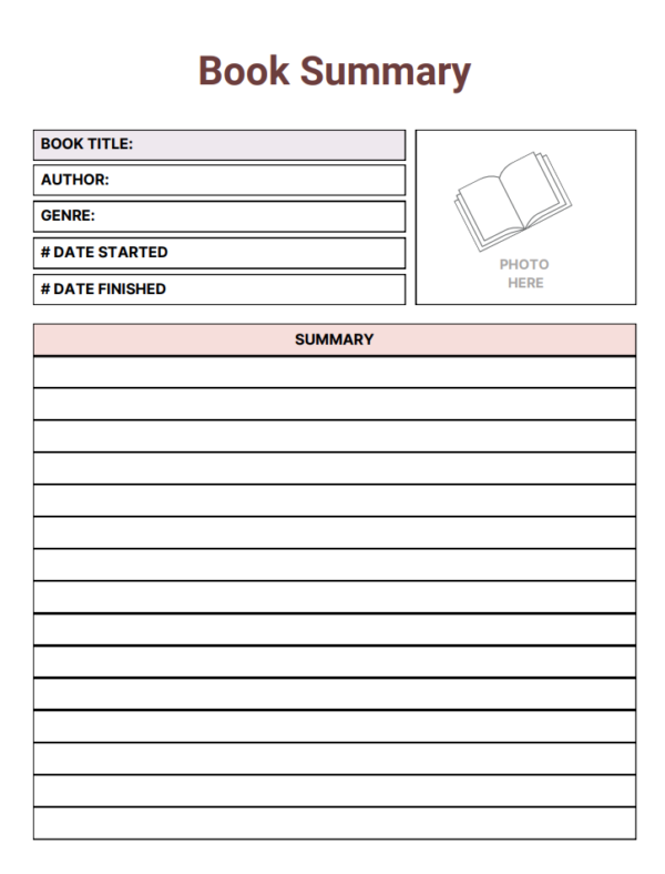 Kids Reading Journal - Image 3