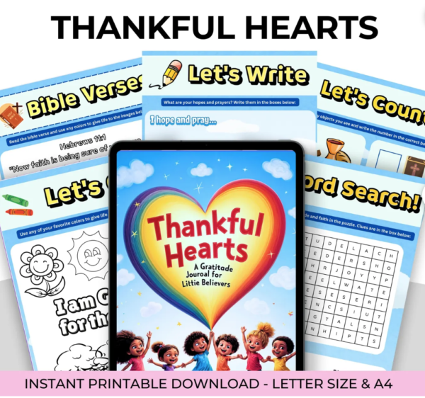 Thankful Hearts Gratitude Journal - Image 2