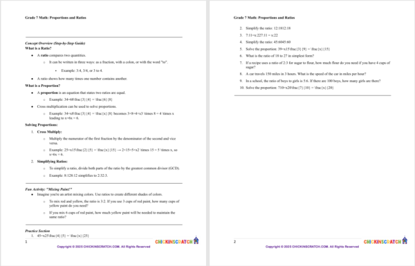 Grade 7 Math: Integers and Rational Numbers - Image 2