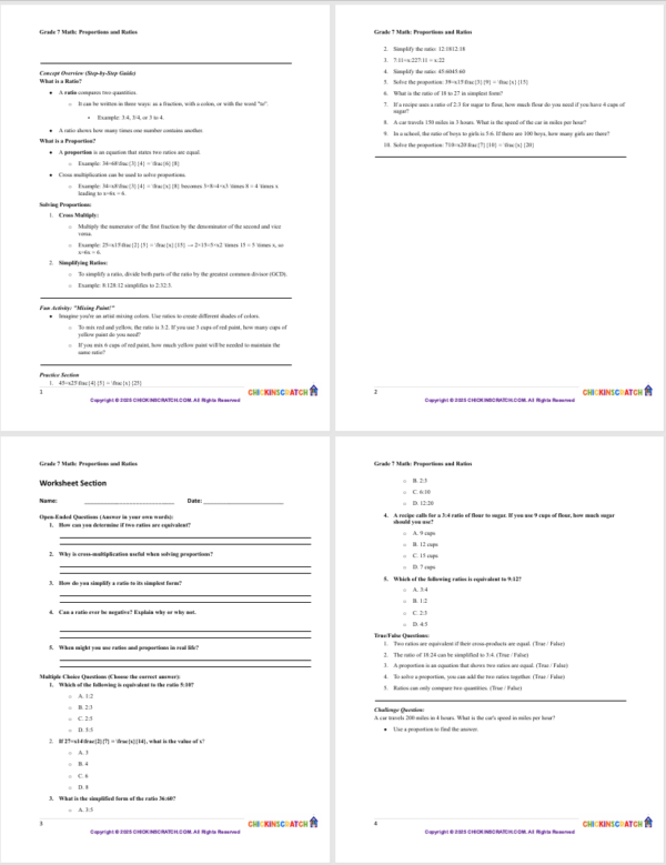 Grade 7 Math: Integers and Rational Numbers - Image 3