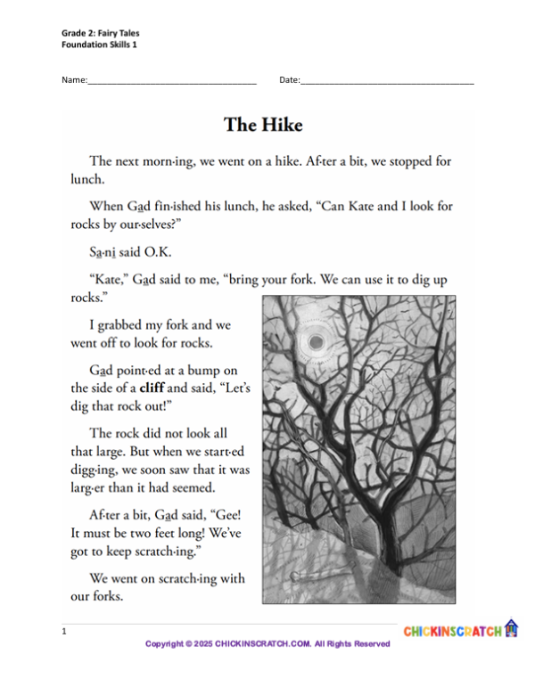Grade 2: Fairy Tales – Foundation Skills 1